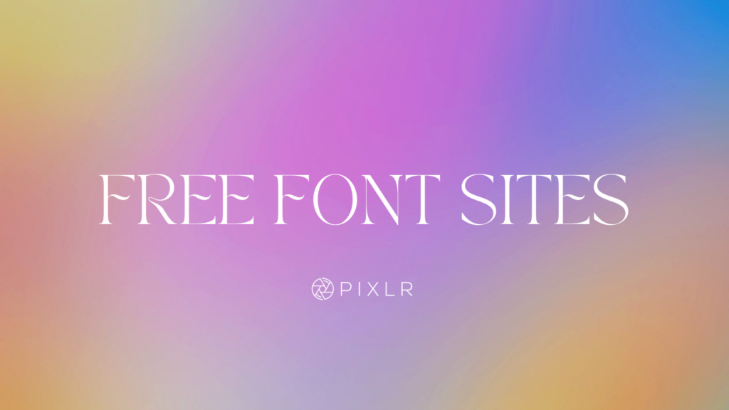 5 Best Free Font Sites for Designers - Pixlr Blog