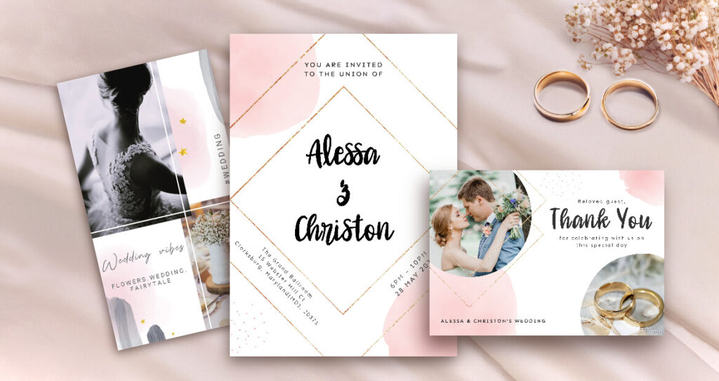 Love Blossoms: Crafting Your Unique Wedding Invites with Pixlr - Pixlr Blog