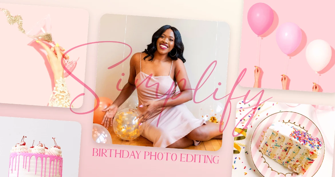 Simplify Birthday Photo Editing image