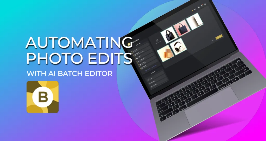 Editing multiple photos at once with AI batch editor