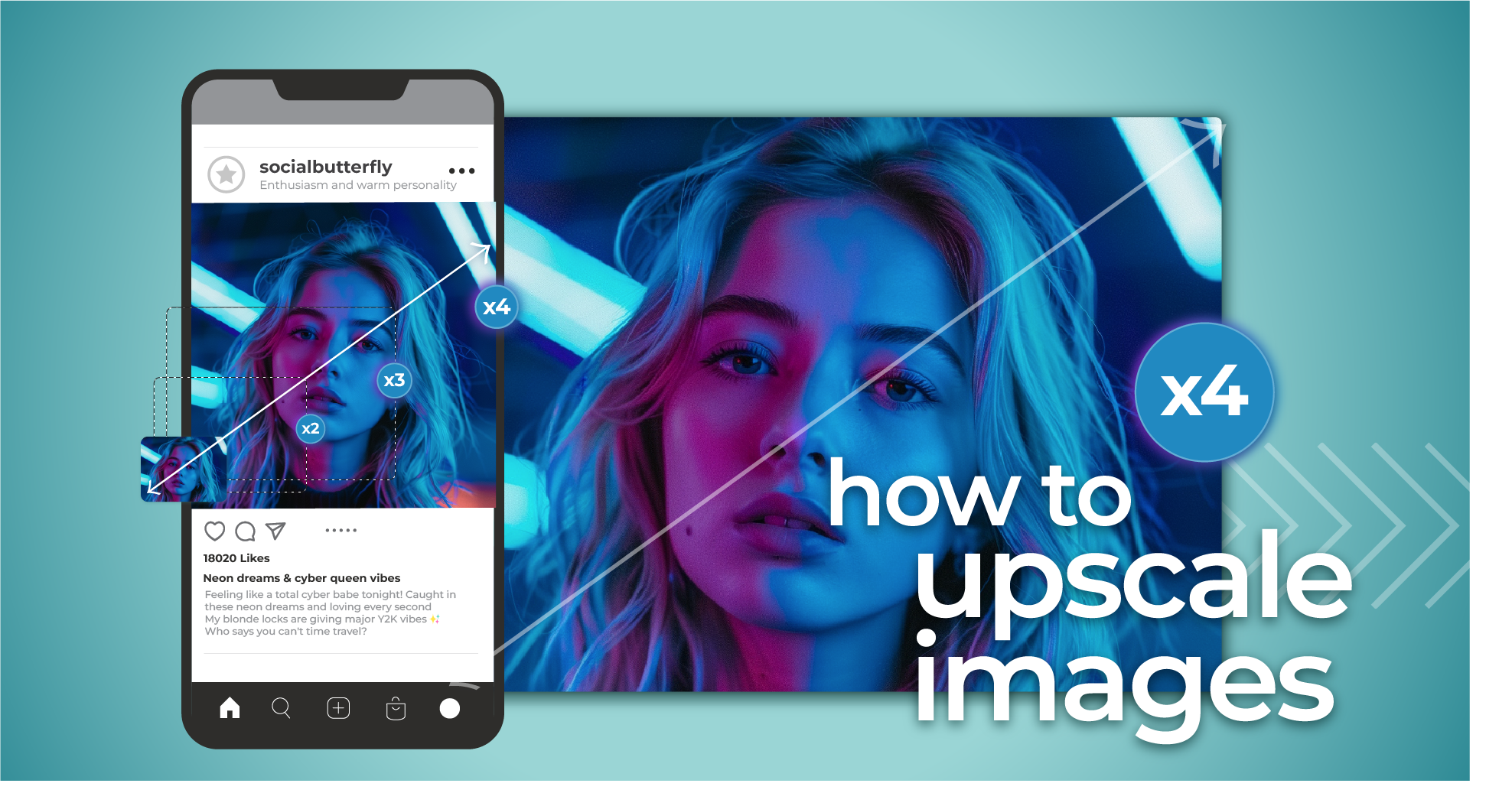 how to upscale an image