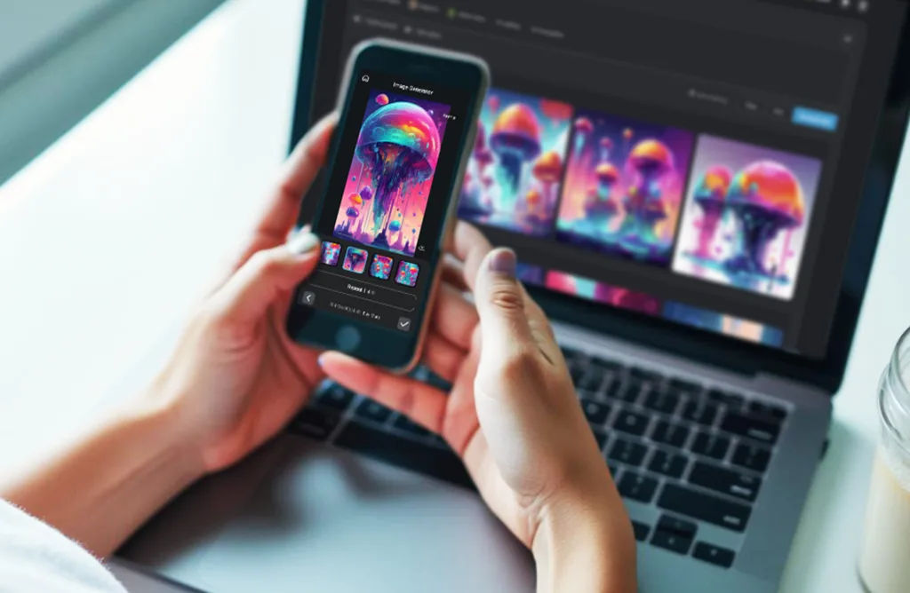 mobile application for ai image generator